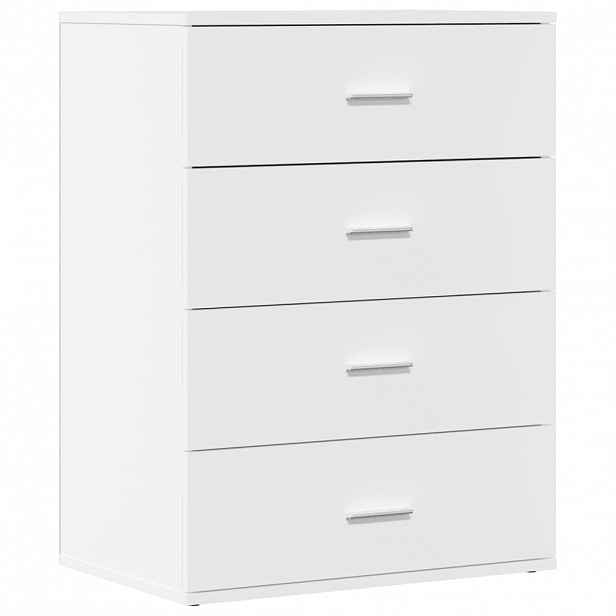 vidaXL Příborník bílý 60 x 39 x 80 cm kompozitní dřevo