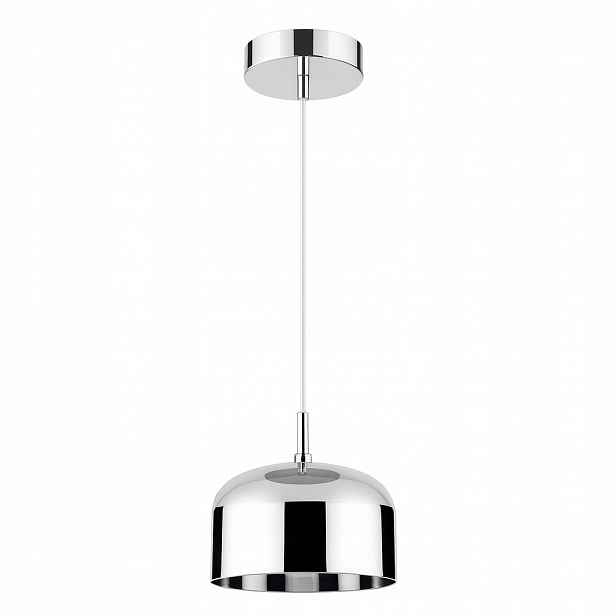 Závěsná Skleněná Lampa Nad Stůl Lustr Chrom Led