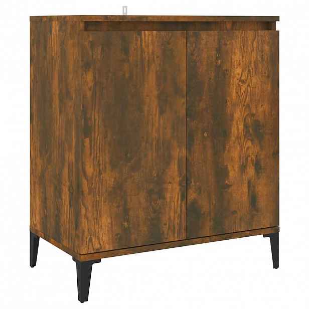 vidaXL Příborník kouřový dub 60 x 35 x 70 cm kompozitní dřevo