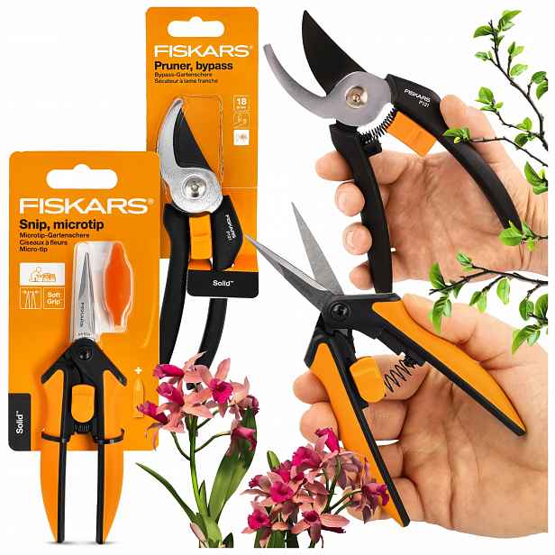 Fiskars Zahradní nůžky P121 Zahradní nůžky SP130 Solid pro rostliny