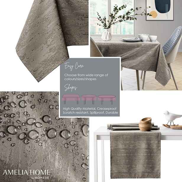 Restilo Ubrus AmeliaHome VESTA BRD cappuccino, velikost 120x180