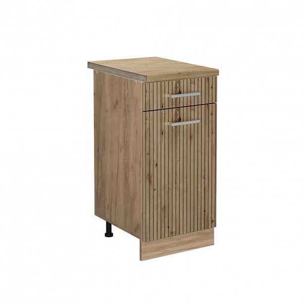 Vicco SPODNÍ SKŘÍŇKA KUCHYŇSKÉ LINKY R-Line Řemeslný dub 40 cm , PD Dub