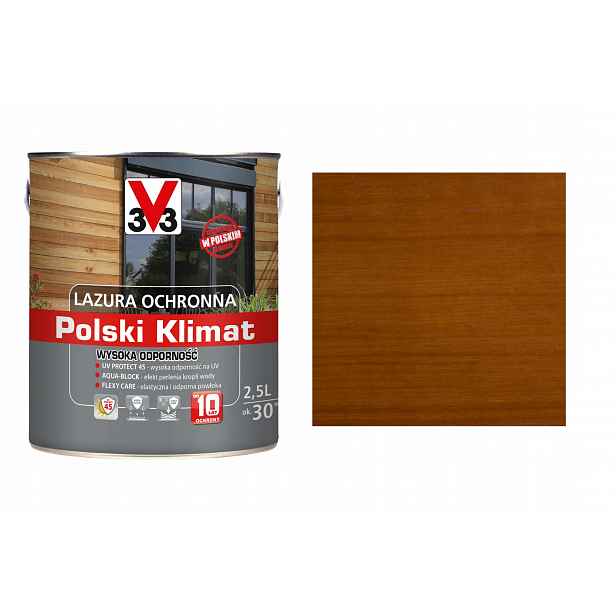 Lazura V33 Polský Klima 10 let Dub světlý 2,5L