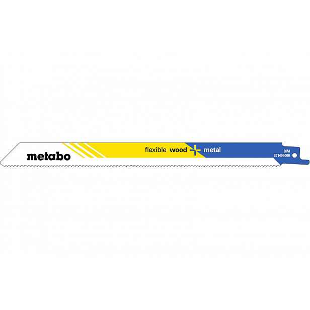 Metabo - 5 Plátků pro pily ocasky Flexible Wood + Metal 225 x 0,9 mm 631495000