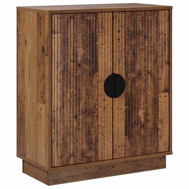 vidaXL Servírovací skříň VENRAY Staré dřevo 66 x 33 x 77,5 cm