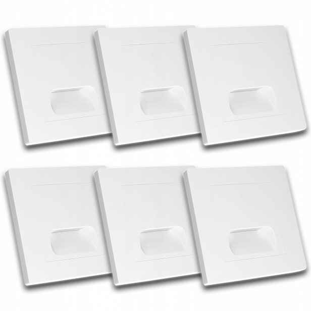 6 x Schodišťová Lampa Led Osvětlení Schodů Led Bílá Schodišťová Lampa