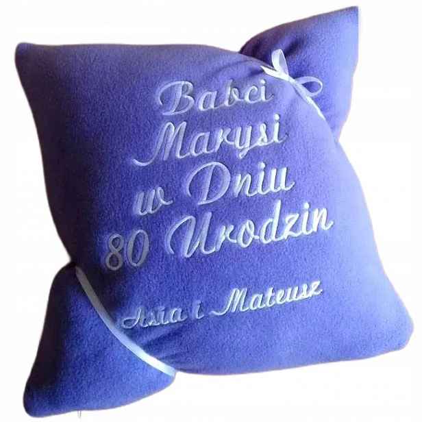 Dárek 80. Narozeniny osmdesáté pro babičku dědečka jí Polštář