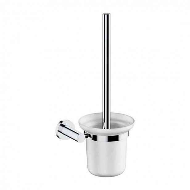 OMNIRES Modern Project - WC štětka nástěnná s držákem, mléčné sklo/chrom MP60620CR
