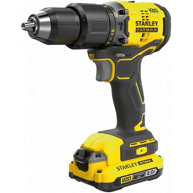 Šroubovák vrtací s příklepem AKU Stanley FatMax SFMCD715D1K