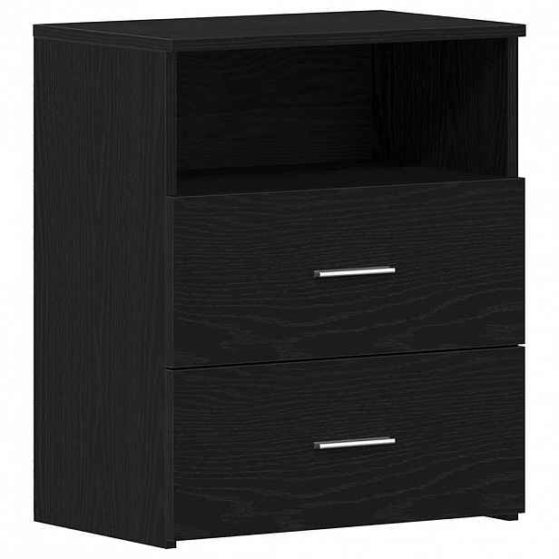 vidaXL Noční stolek Černý dub 50 x 32 x 60 cm Kompozitní dřevo
