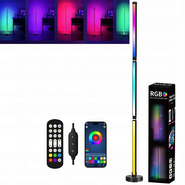 Stojací Led Lampa Rgb Je Vhodná Pro Párty Dekorace O Velikosti 120 CM