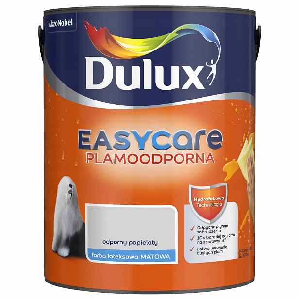 Barva EasyCare odolná proti skvrnám Odolná popelavá 5 l Dulux