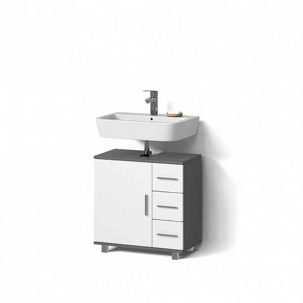 Livinity® DOLNÍ SKŘÍŇKA POD DŘEZ Eisak Antracit 60 x 60.8 cm