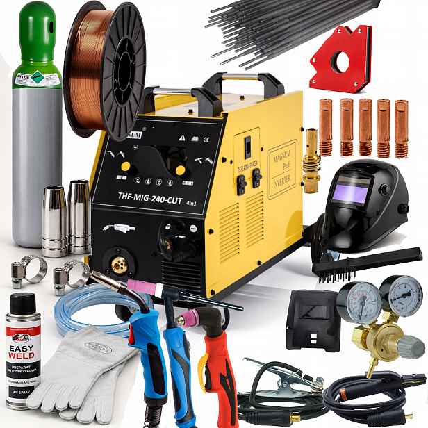 Plazmová řezačka Magnum Thf Mig 240 Cut 4v1 Tig Hf Synergia Z1
