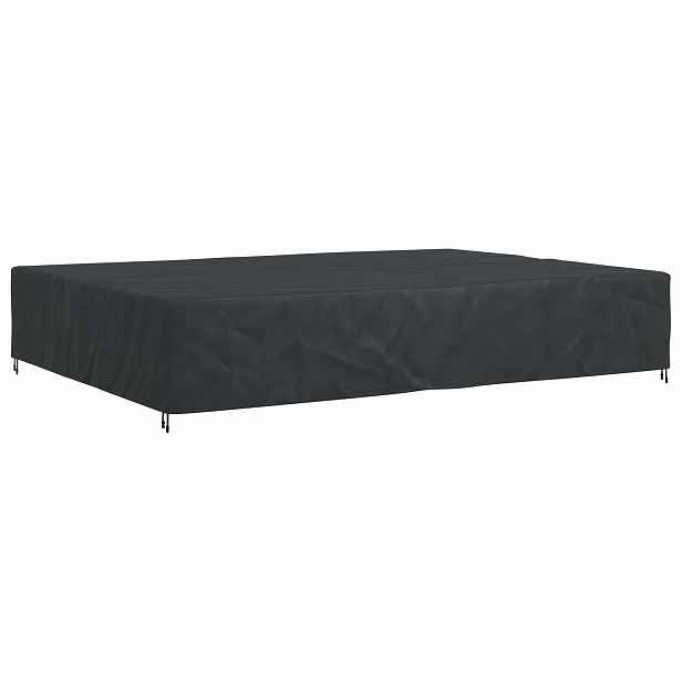 vidaXL Pokryv na nábytek Jednobarevný Černá 350 x 260 x 90 cm 210D