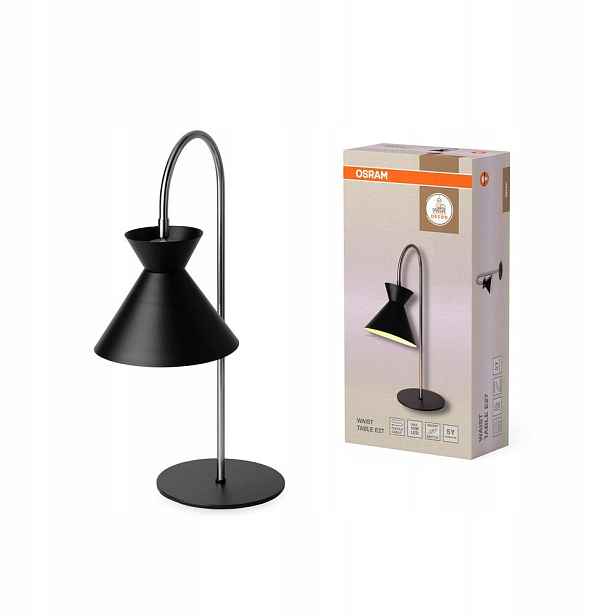 Stolní lampa E27 Dekorativní černá Decor Osram