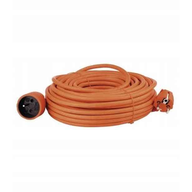 Prodlužovací Kabel 1 zásuvka 25 m oranžový Emos