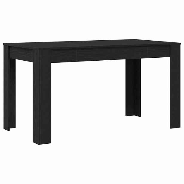 vidaXL Jídelní stůl Černý dub 140 x 74,5 x 76 cm Kompozitní dřevo