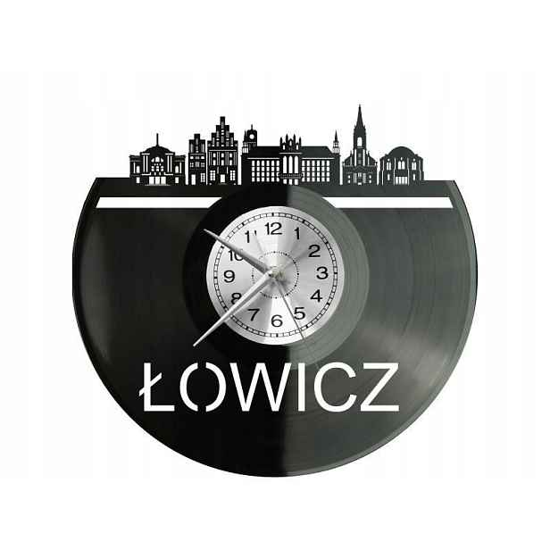Łowicz Město Polsko Nápad na Dárek Nástěnná Dekorace z vinylové desky