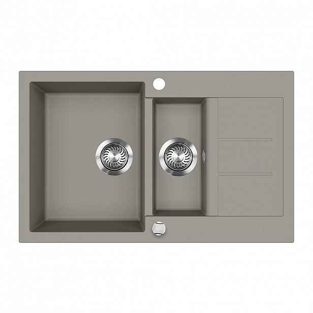 Bergstroem UMYVADLO Seattle Beton 80 x 50 cm se sušící plochou
