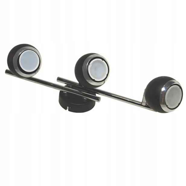 Lampa spotlight Kynis 3xGU10 černá