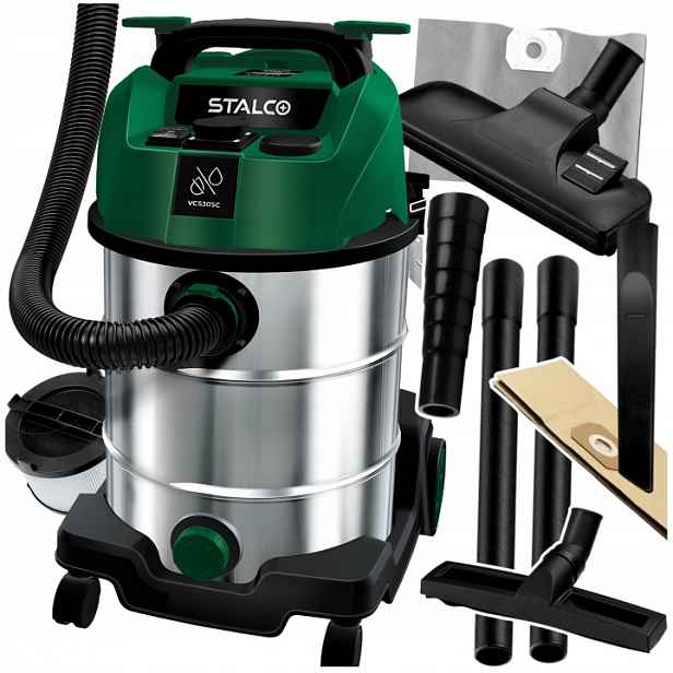 Vysavač Na Suché I Mokré Vysávání 1200 W Stalco