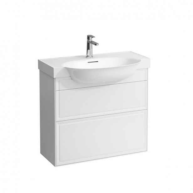Koupelnová skříňka pod umyvadlo Laufen The New Classic 77,5x67,5x31,5 cm bílá lesk H4060420856311