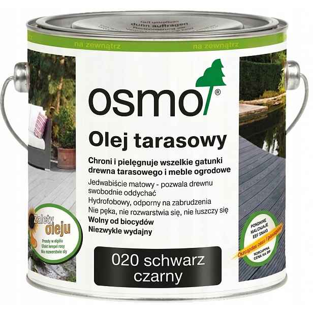 Osmo Terasový olej 020 Černý 2,5L
