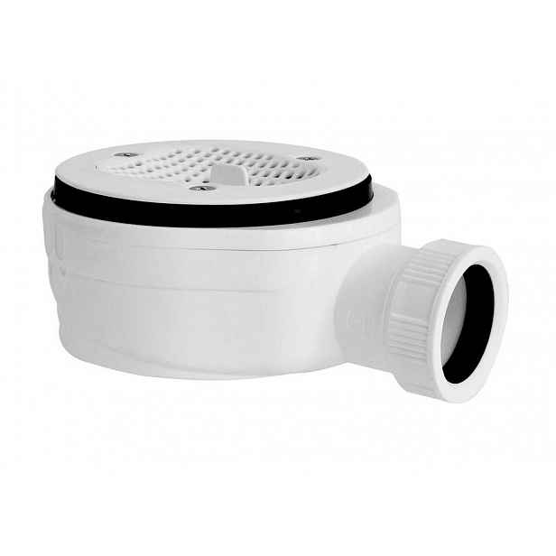 Gelco - Vaničkový sifon extra nízký, průměr 90 mm, bílá GE90EXN MINUS