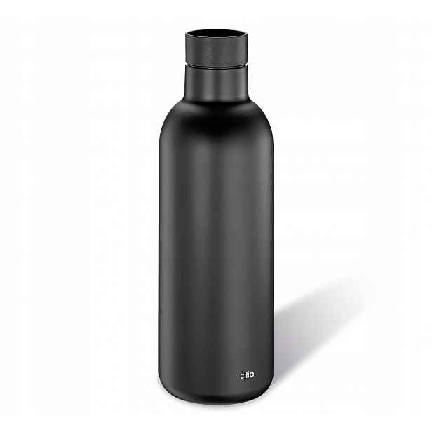 Termos Cilio termoláhev De Luxe 18h ocelová 650 ml černá matná