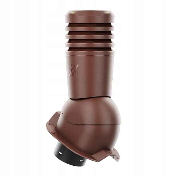 Větrací komín Ecoline fi125 Trapez T35 Bronz 8017