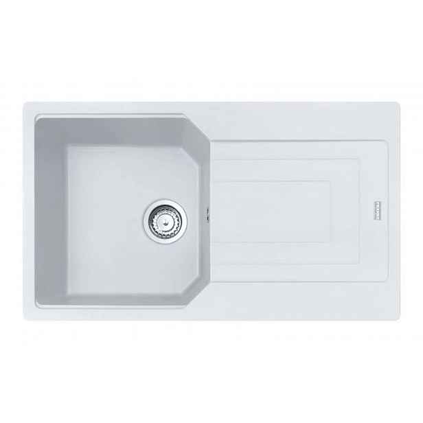 Franke Urban - Fragranitový dřez UBG 611-86, 86x50 cm, bílá led 114.0700.109