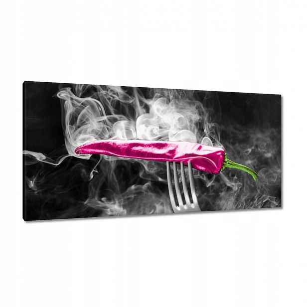 Obrazy 115x55 Růžová paprika
