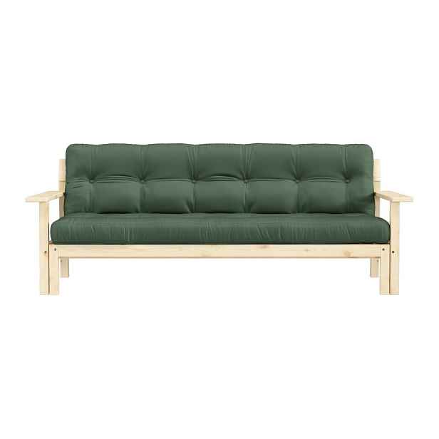 Rozkládací pohovka Karup Design Unwind Olive Green