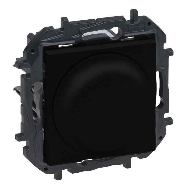 Stmívač otočný Legrand Niloé Step 300 W černá