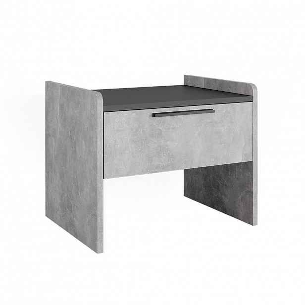 Vicco LAVICE DO JÍDELNY Roman Beton 53.5 x 41.1 cm s 1 zásuvkou