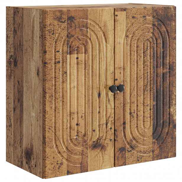 vidaXL Nástěnná skříň Staré dřevo 59 x 31 x 60 cm Kompozitní dřevo