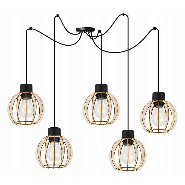Závěsné Stropní Svítidlo Dřevěný Lustr Moderní Boho Do Kuchyně
