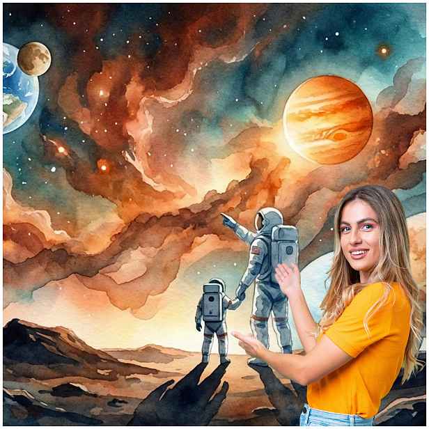 Fototapeta 3D Pro Mládež Vesmír Planety 294x260 DMKP06F