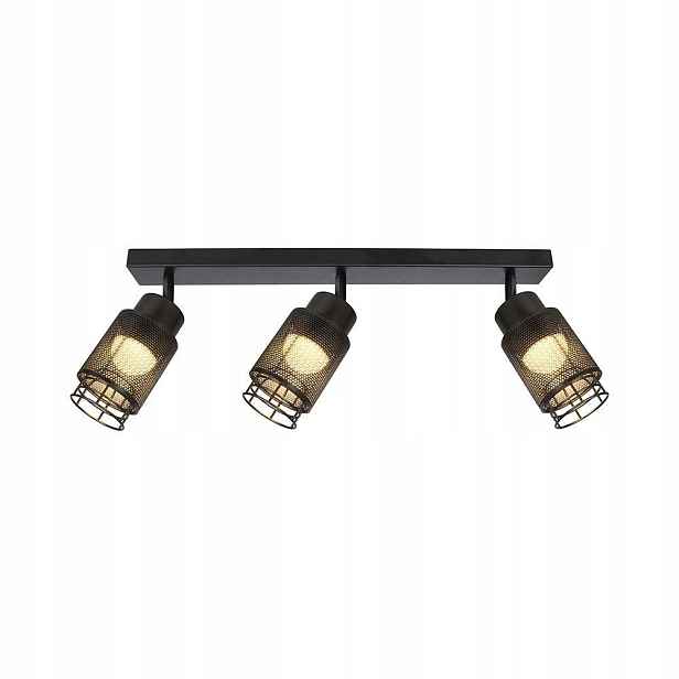 V-tac Stropní svítidlo lišta 3X6W Led spotová lišta 680x210 mm černá matná