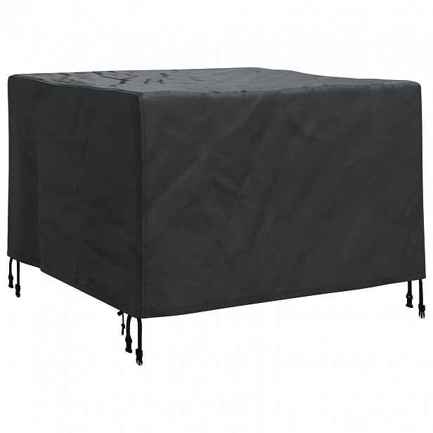 vidaXL Pokryv na nábytek 99 x 99 x 60 cm 210D Oxfordská tkanina Černý