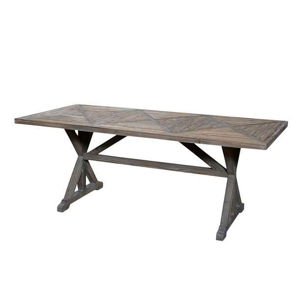 Francouzský jídelní stůl z recyklovaného dřeva Marseille - 200*90*77 cm Chic Antique