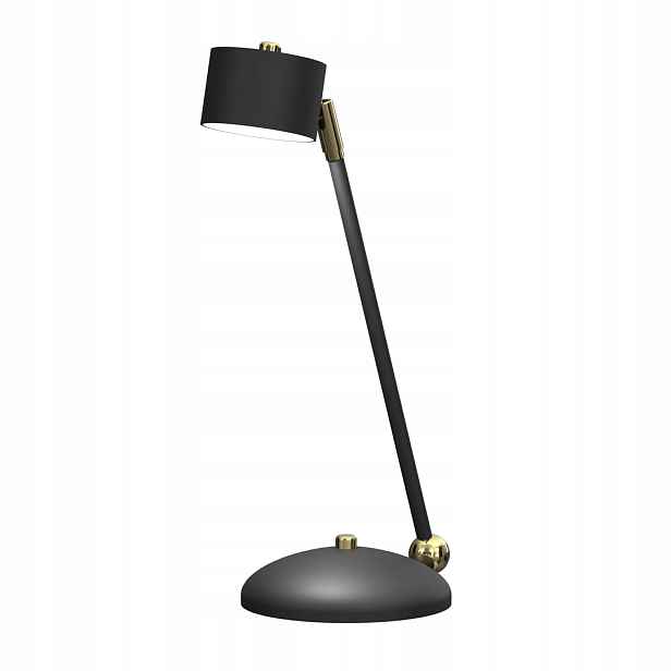Stolní lampa černá zlatá do obývacího pokoje a ložnice 40 cm Milagro