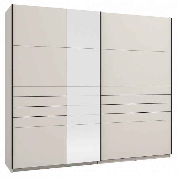 Xora SKŘÍŇ S POSOUVACÍMI DVEŘMI, kašmírová, 245/217,5/60 cm