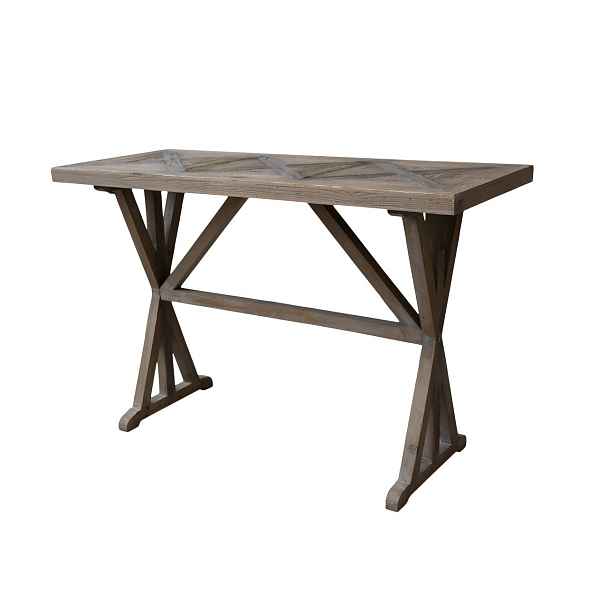 Francouzský stůl z recyklovaného dřeva Marseille - 117*46*77 cm Chic Antique