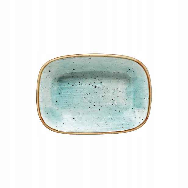 Miska obdélníková Bonna Aura Aqua 12x8 cm 12 ks