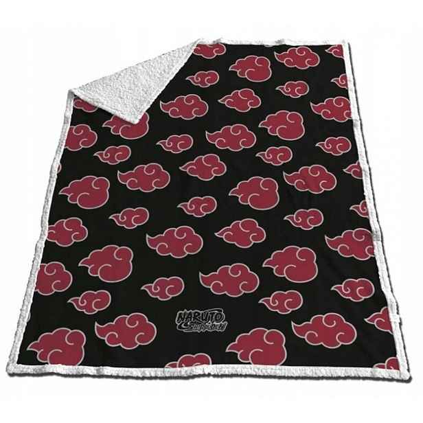 Naruto Sherpa Deka 130 x 170 cm Akatsuki Blanket Aymax