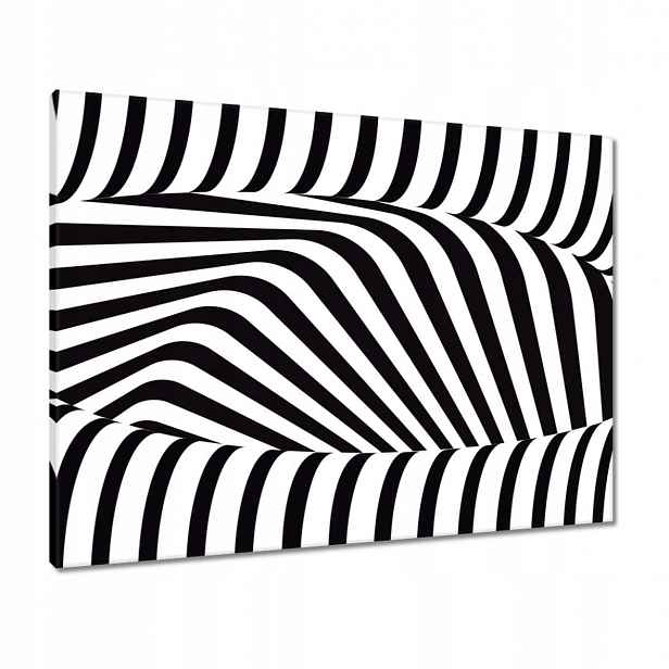Obrazy 80x60 Abstrackja černobílá