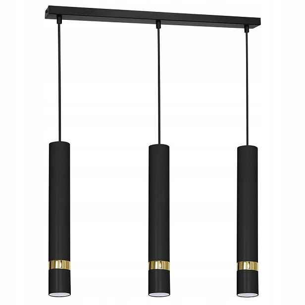 Trojitá závěsná trubková lampa na liště Reno 1555 Luminex