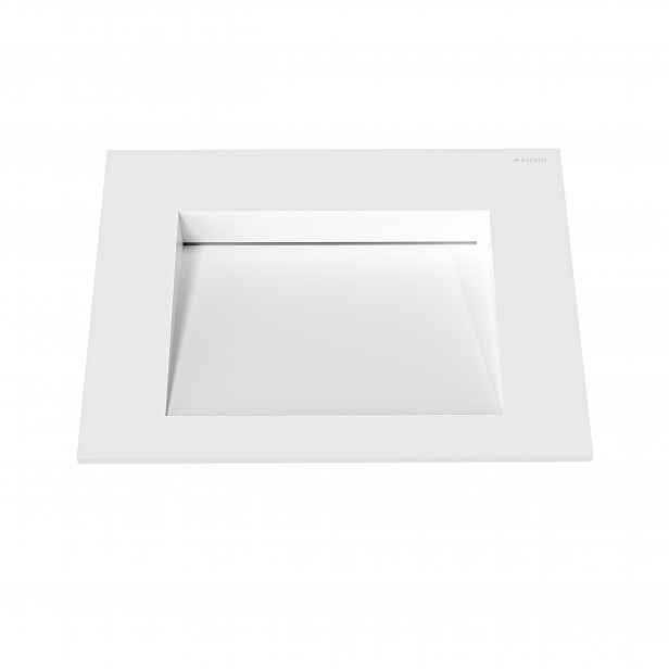 Umyvadlo Alveria Solid Surface Coco White/Bílá s lineárním odtokem 60 cm